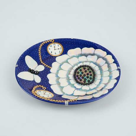 BIRGER KAIPIAINEN. BEADED BIRD, signed Kaipiainen. Arabia, circa