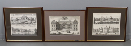 GRAVYRER 3 st, 18001900-tal.