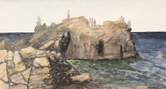 IKEA, mixed media on canvas, “Hallaryd”, signed Lay Slette. Art