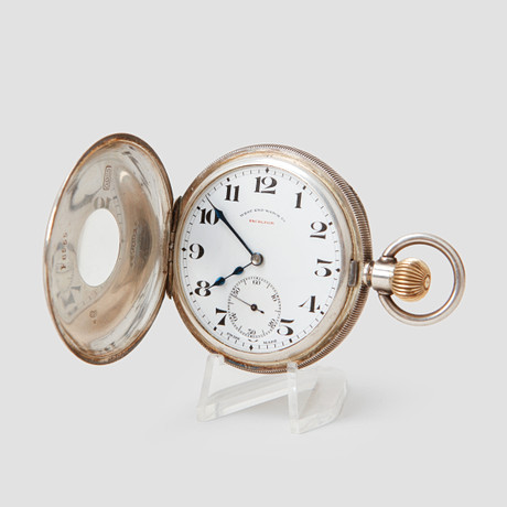 A pocket watch, West End Watch Co, Excelsior, silver, circa 1930 ...