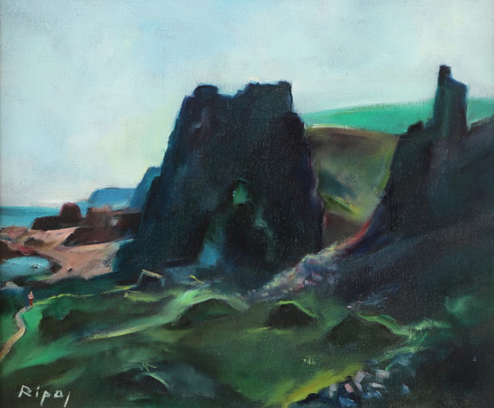 IKEA, mixed media on canvas, “Hallaryd”, signed Lay Slette. Art