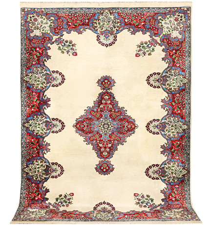 ORIENTAL CARPET, old/semiantique, Tabriz, ca 345x200 cm. Carpets