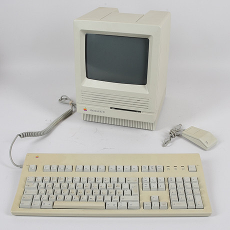 COMPUTER, Macintosh SE/30, with keyboard and mouse, 1991. Miscellaneous ...