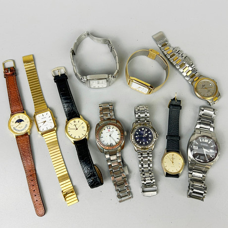 ANTAL BLANDADE KLOCKOR. Klockor & Ur - Armbandsur - Auctionet