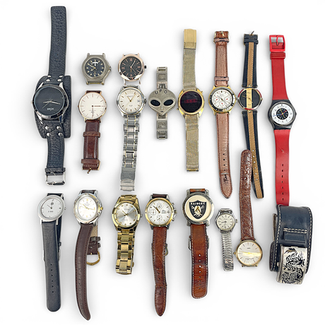 SWATCH GENT FLEX. 'Drop', 'Steel Lite', 'Blue Segment', 'Flake