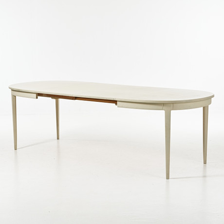 CARL MALMSTEN. dining table, with 2 inserts, “Herrgården”, Bodafors ...