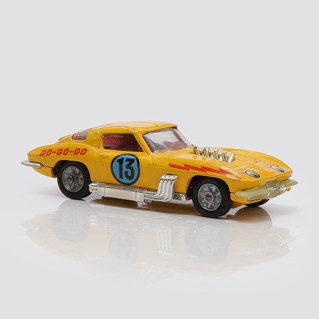 CORGI TOYS, CHEVROLET CORVETTE STING RAY, NR 377, ORIGINALKARTONG.
