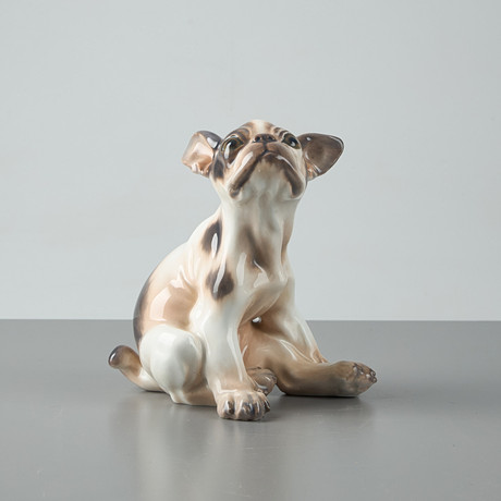 LISA LARSON. A figurine, “Bulldog”, from the series “Stora Zoo
