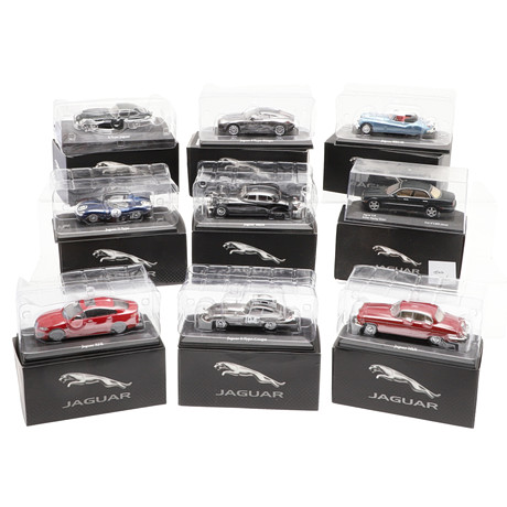 SELECTION OF BOXED ATLAS EDITIONS MODEL JAGUAR CARS. Toys - Model cars ...