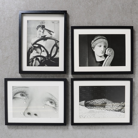 MAN RAY. EFTER. Fotografier i ram, 4 st.
