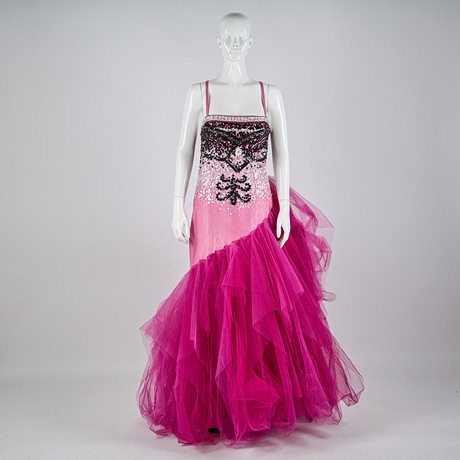 EVENING DRESS, Rodier, Paris, 1970-80s. Vintage & Designer Fashion