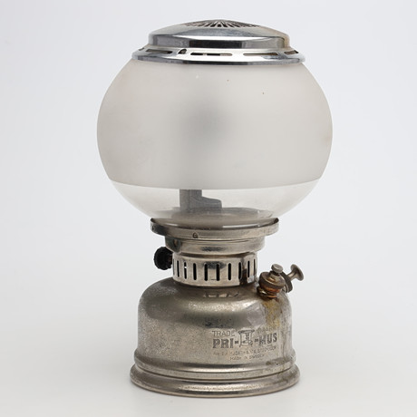 Lampe à Pétrole Primus N°1020 Pour Camping, Vintage, Fabriquée En Suède