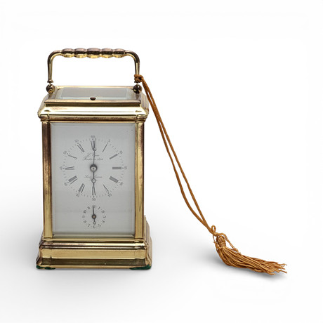 MATTHEW NORMAN. Tischuhr/Reiseuhr, Messing, Modell '' 1751