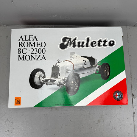 POCHER, modellbil av Alfa Romeo, modell 8C 2300 Monza, 1931, 1980/90-tal, Italien.