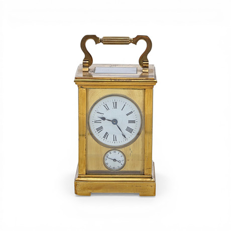 MATTHEW NORMAN. Tischuhr/Reiseuhr, Messing, Modell '' 1751