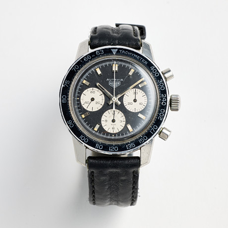 HEUER, Autavia, "Compressor Case", "Tachymeter", armbandsur, 40,8 mm, stål, ca 1969.