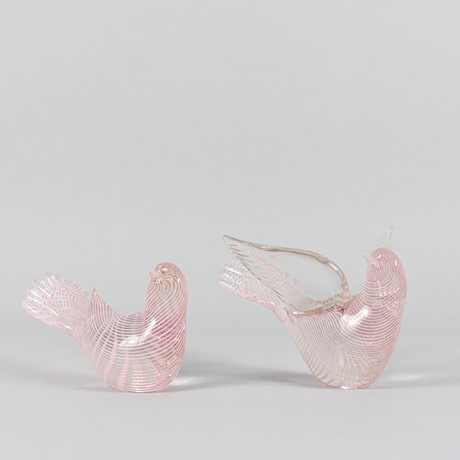 OIVA TOIKKA, glass bird, ''Guillemot'' (Kiisla) 1994–2004. Signed