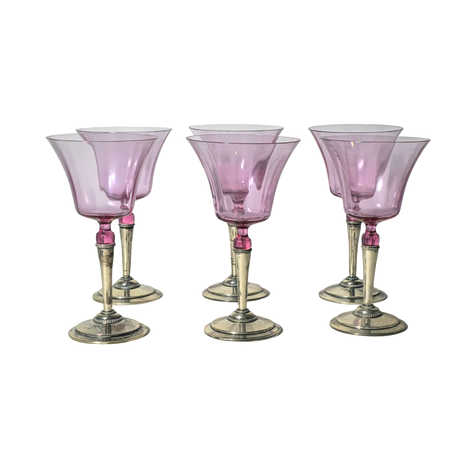GUNNAR CYRN. Nobel, 6 pcs snapsglas, so called Djvulsglas, signed  underneath, polychrome painted decor, label marked, Orrefors, 2001-2012.  Ceramics & Porcelain - Tableware - Auctionet