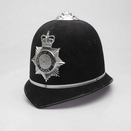 A Ministry of Defence Police helmet, England, second half of the 20th ...