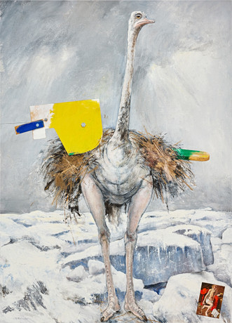 PG THELANDER. "I väntan på istiden VIII". på auktion hos Stockholms Auktionsverk Fine Art