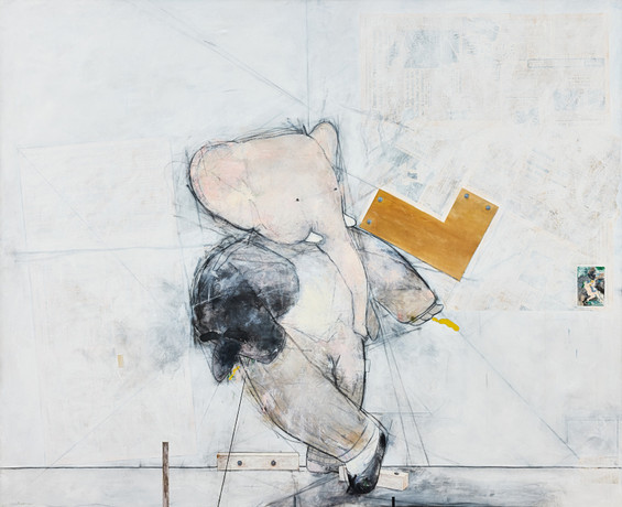 PG THELANDER. "Stående elefant". på auktion hos Stockholms Auktionsverk Fine Art