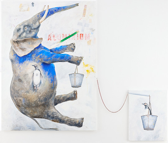 PG THELANDER. "Aluminium/elefant". på auktion hos Stockholms Auktionsverk Fine Art