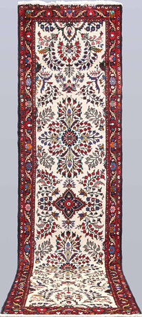 ORIENTMATTA. Hamadan gallerimodell, 313 x 80 cm. på auktion hos Gomér & Andersson Nyköping