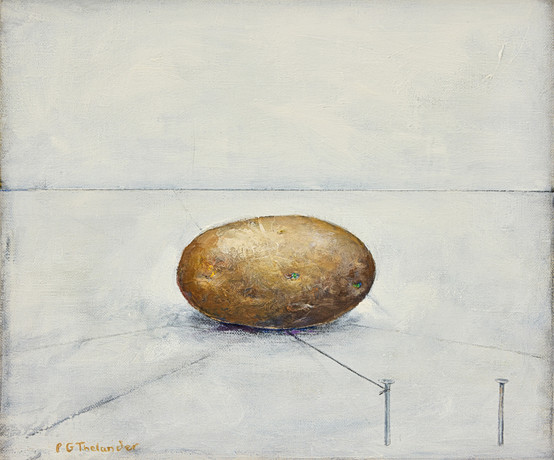 PG THELANDER. "Potatis och spikar". på auktion hos Stockholms Auktionsverk Fine Art