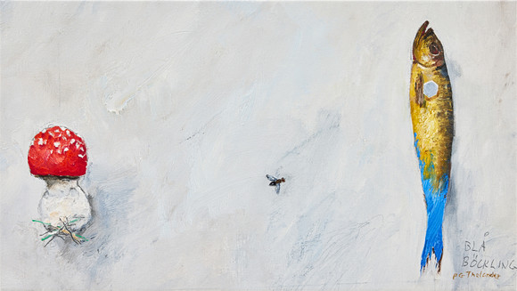 PG THELANDER. "Flugsvamp och böckling". på auktion hos Stockholms Auktionsverk Fine Art