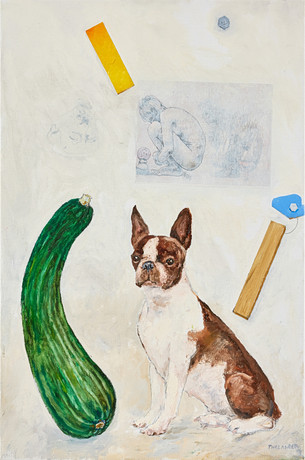 PG THELANDER. "Hund med squash". på auktion hos Stockholms Auktionsverk Fine Art