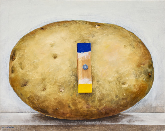PG THELANDER. "Sätt-potatis I". på auktion hos Stockholms Auktionsverk Fine Art