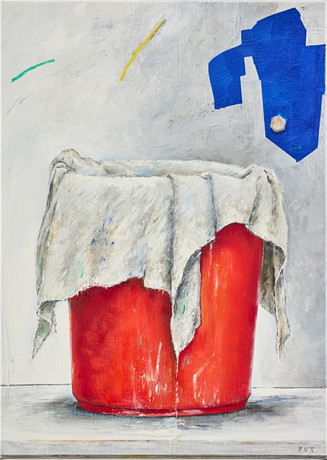 PG THELANDER. "Röd hink". på auktion hos Stockholms Auktionsverk Fine Art