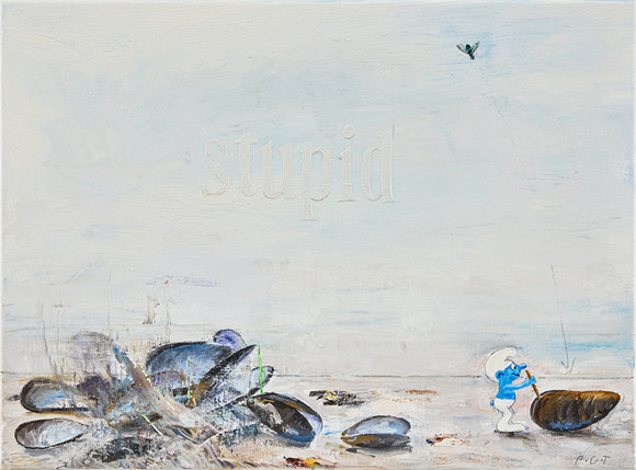 PG THELANDER. "Stupid-smurf". på auktion hos Stockholms Auktionsverk Fine Art