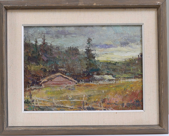 JOHAN BLADH. Oil on canvas, autumn landscape, signed and dated 68. Art ...