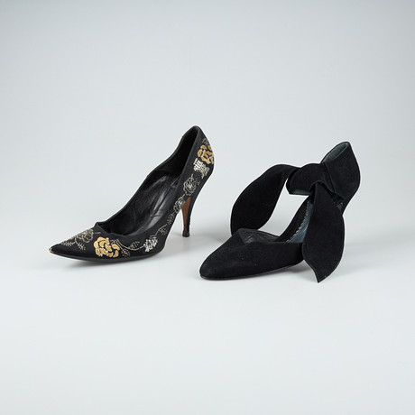 A pair of Christian Dior and Mercedeh shoes. Vintage & Designer Fashion ...