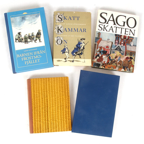 CHILDREN'S BOOKS, 5 pcs. For example, “Barnen från Frostmofjällen” and ...