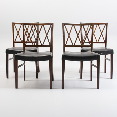KNUD FÆRCH. SLAGELSE MØBELVÆRK . Teak chair 'Model 343'. Danish