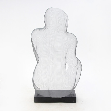KIA BERGQUIST. SKULPTUR "Waiting for the morning to come".