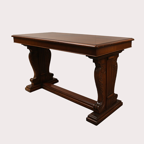 RELIEF TABLE, Mahogany, Renaissance style, circa 1920. Furniture ...