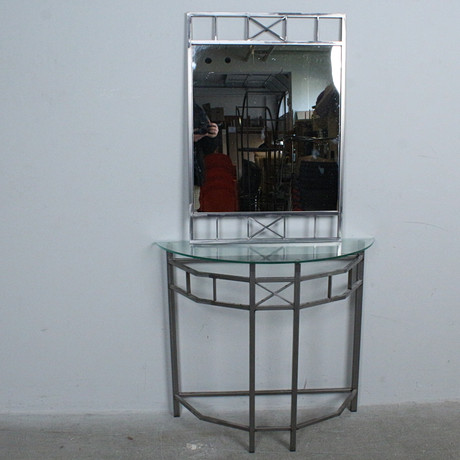 console table and mirror. Mirrors - Auctionet