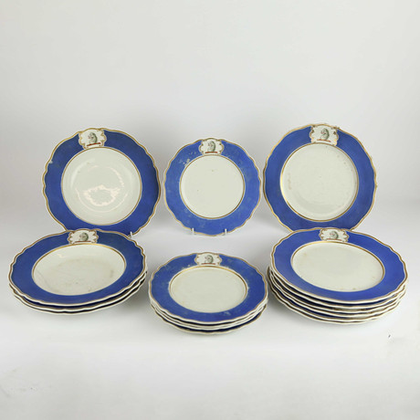 ROYAL WORCESTER SIGNED CABINET PLATE - RICHARD SEBRIGHT. Ceramics