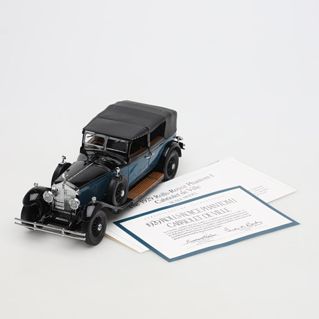 MODELLBIL, Rolls-Royce Phantom I Cabriolet de Ville 1929, 1:24, Franklin Mint.