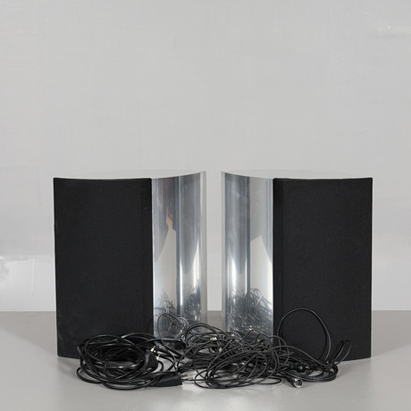 SPEAKERS, 1 pair Braun L470. Design by Dieter Rams. Miscellaneous