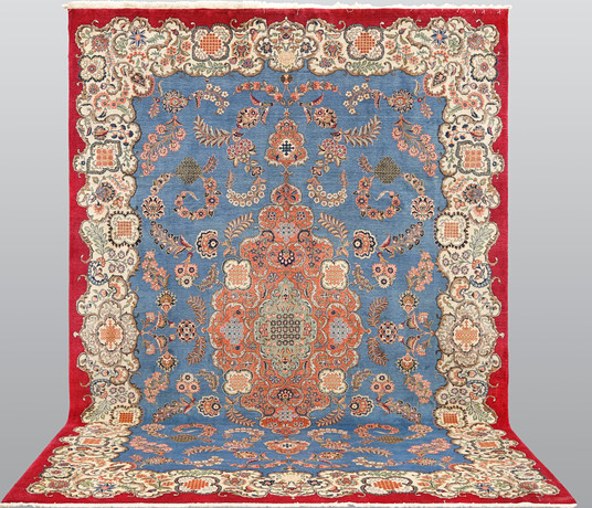 ORIENTMATTA. Royal Keshan, fine, 366 x 268 cm. på auktion hos Gomér & Andersson Norrköping