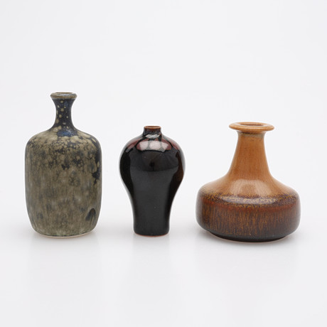 Rolf Palm　北欧/陶器/花器/ビンテージ/ロルフパルム ROLF PALM. Miniature vase, stoneware, Mölle. Ceramics & Porcelain
