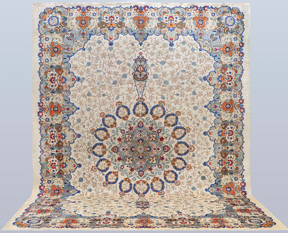 ORIENTMATTA. Royal Keshan, fine, 422 x 322 cm. på auktion hos Gomér & Andersson Norrköping