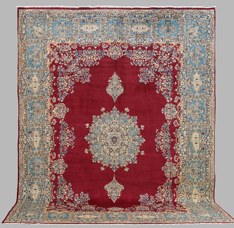 ORIENTMATTA. Kirman Lavar, 390 x 300 cm. på auktion hos Gomér & Andersson Norrköping