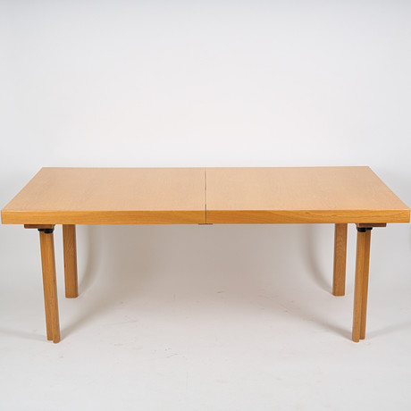 CONFERENCE TABLE, “Bekant”, 140 x 140 cm, birch veneer, white