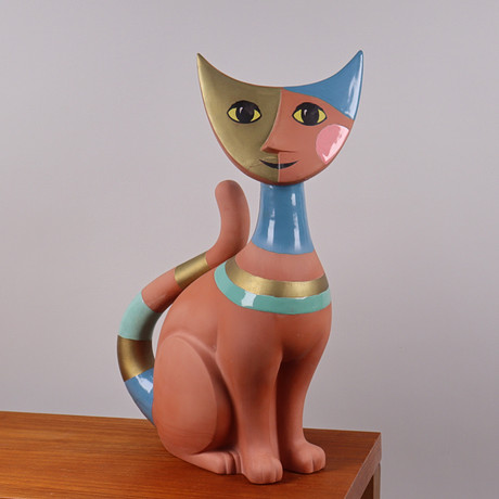 GOEBEL VASE GLASVASE v. Rosina Wachtmeister/ Katze von Göbel EUR 25,00