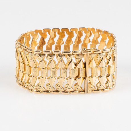 EFFEDUE IN FRACCARI, Vicenza. A 1980s bracelet. 18K gold